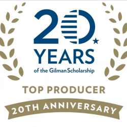 20 Years of Gilman Scholarships Top Producer